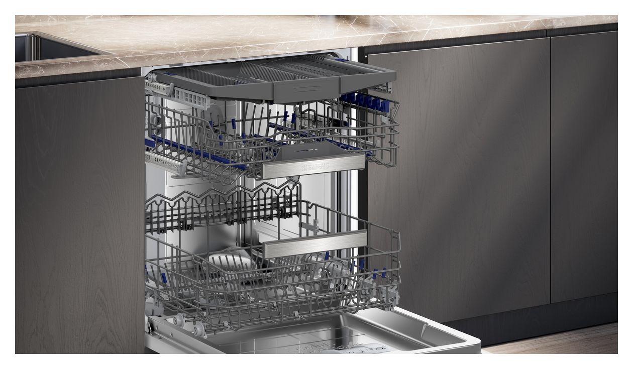 iQ700 SN87TX02CE 60 cm Geschirrspüler vollintegriert (ohne Front) Sehr leise 14 Maßgedecke aquaStop Funktion Heat exchanger/Drying assistant 
