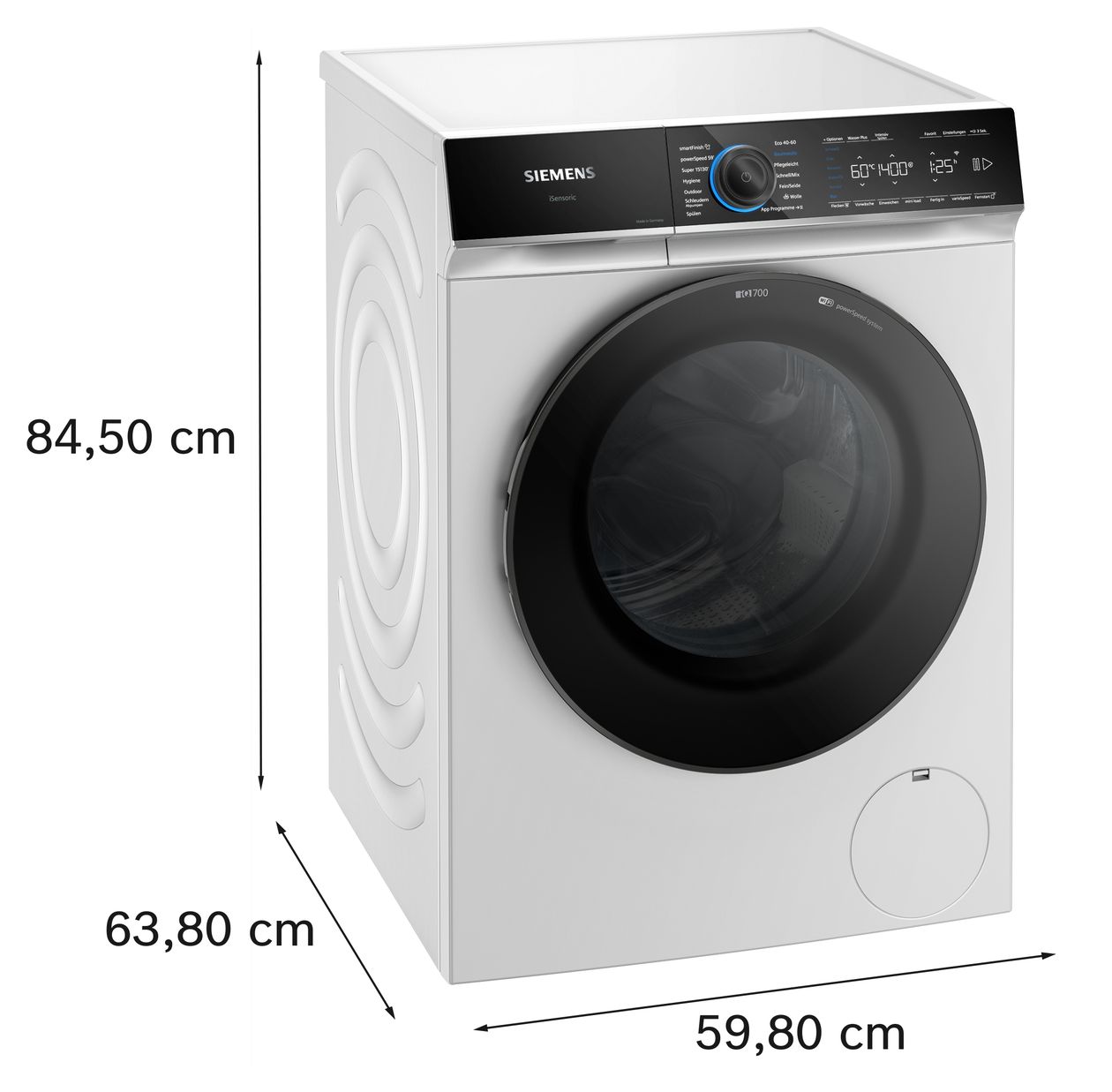 iQ700 WG44B200EX 9 kg Frontlader Waschmaschine 1300 U/min aquaStop Funktion 