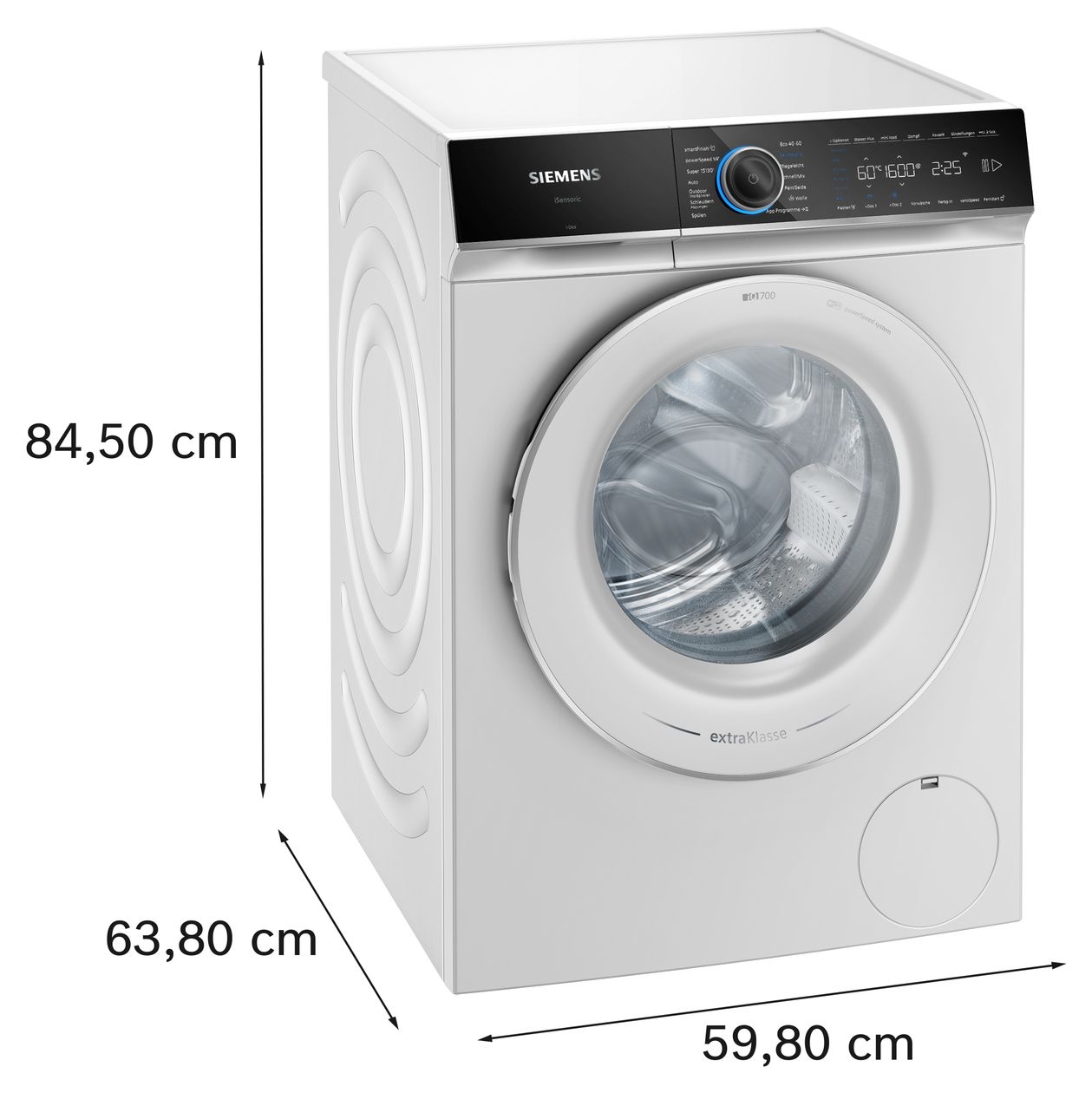iQ700 WG66B2A91 11 kg Frontlader Waschmaschine 1600 U/min aquaStop Funktion 