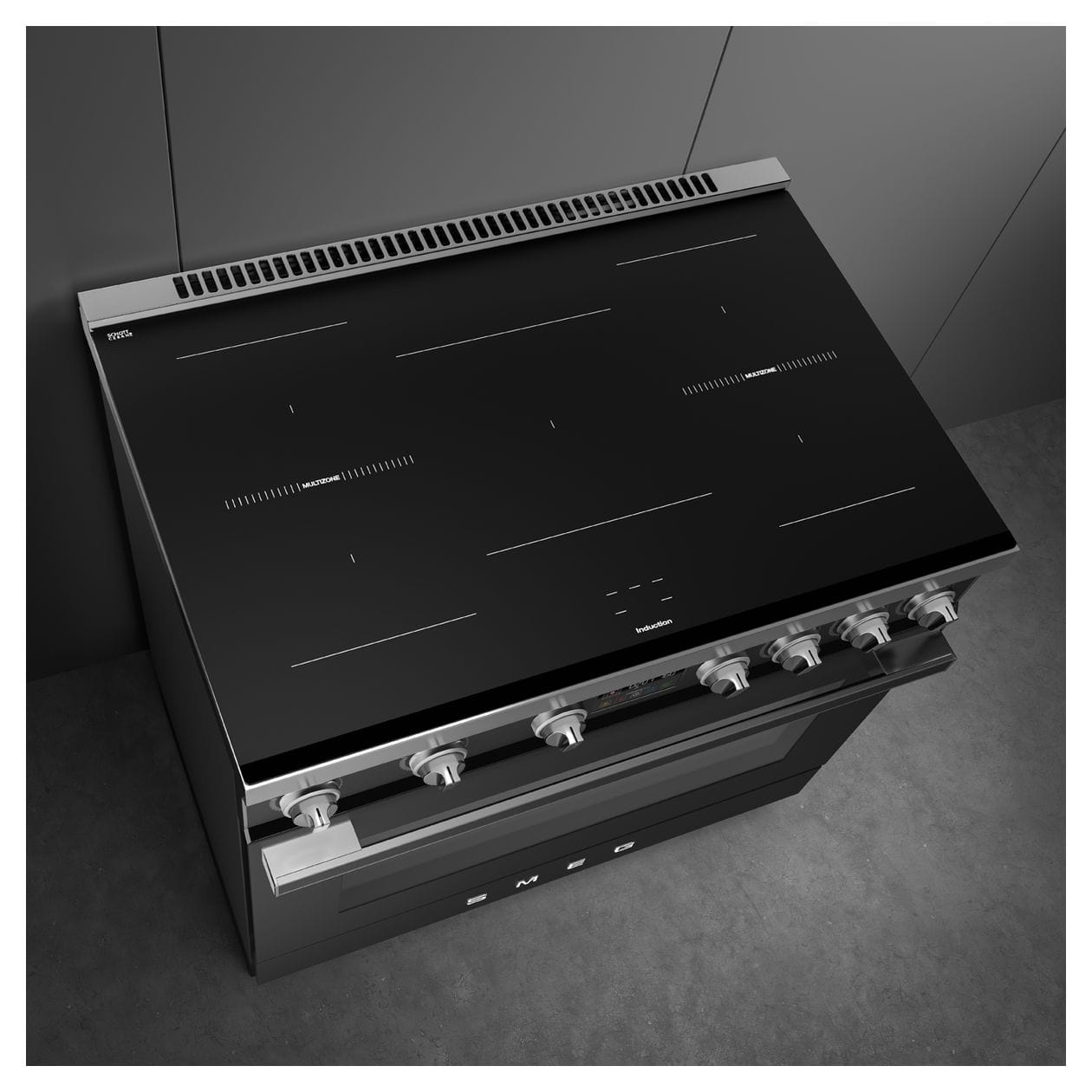 CPF90I1PAN2 Freistehender Herd Elektro 105 l 10 Beheizungsarten Vapor Clean mit Induktions Kochfeld 