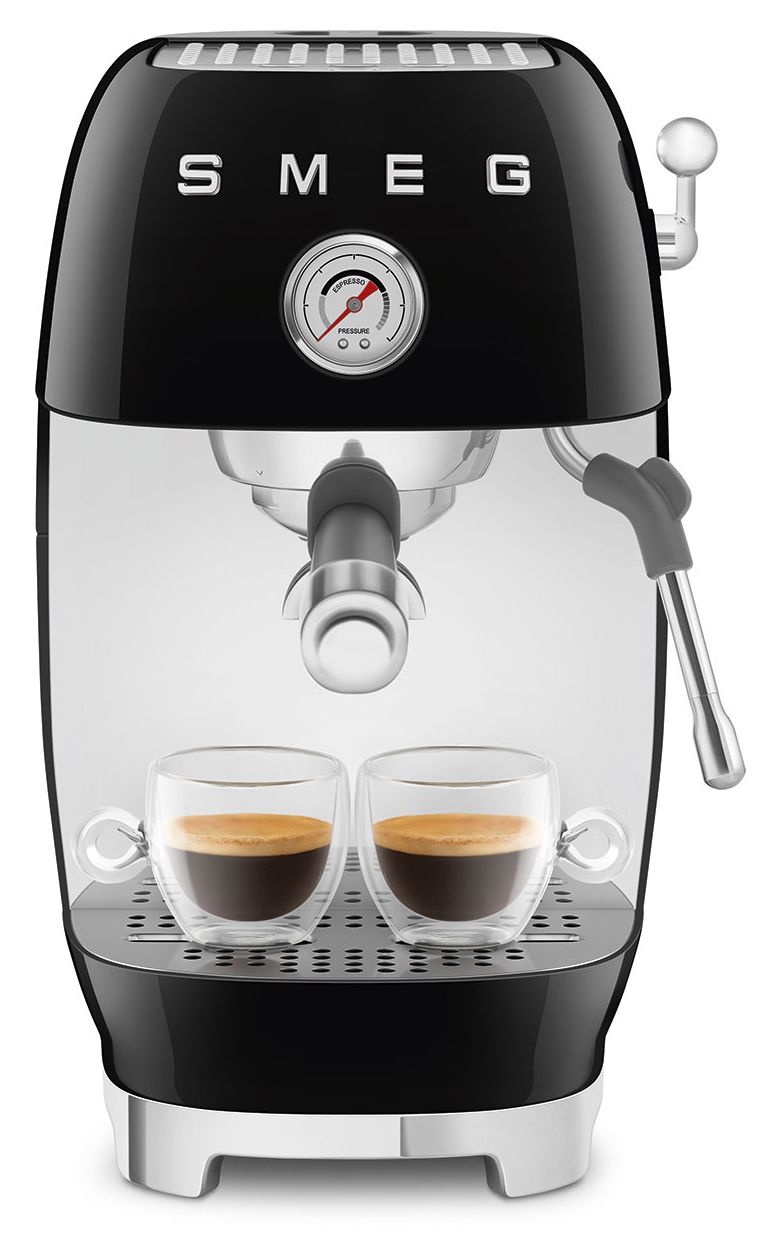 ECF03BLEU Siebträger Kaffeemaschine 15 bar 1480 W  (Schwarz) 