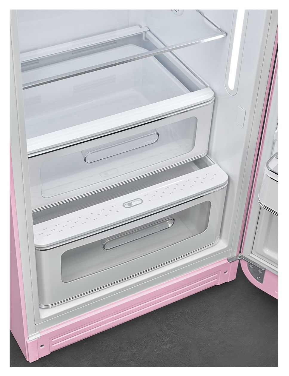 FAB28RPK6 270 l / 244 l Kühlschrank freistehend EEK: C 104 kWh Jahr  (Pink) 