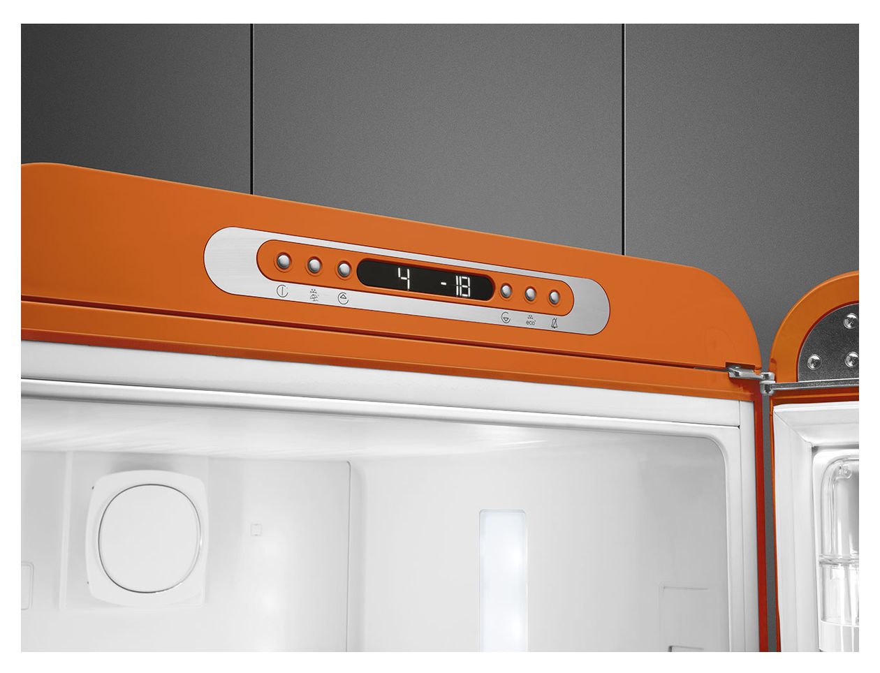 FAB32ROR6 234 l / 97 l Kühl-Gefrierkombi freistehend NoFrost 158 kWh Jahr  (Orange) 