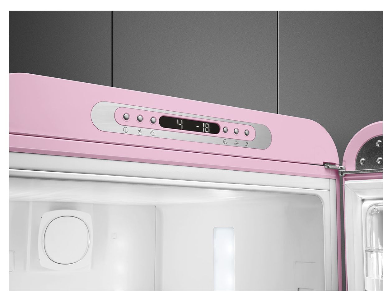 FAB32RPK6 234 l / 97 l Kühl-Gefrierkombi freistehend NoFrost 158 kWh Jahr  (Pink) 