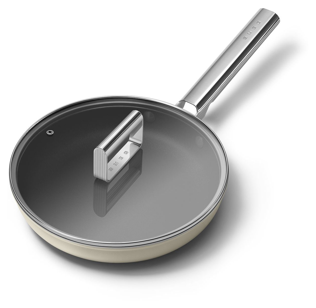 FPF2402CRM Bratpfanne 50's Style 24 cm Keramik beschichtet für alle Herdplatten und Backöfen bis 250° Spülmaschinengeeignet 