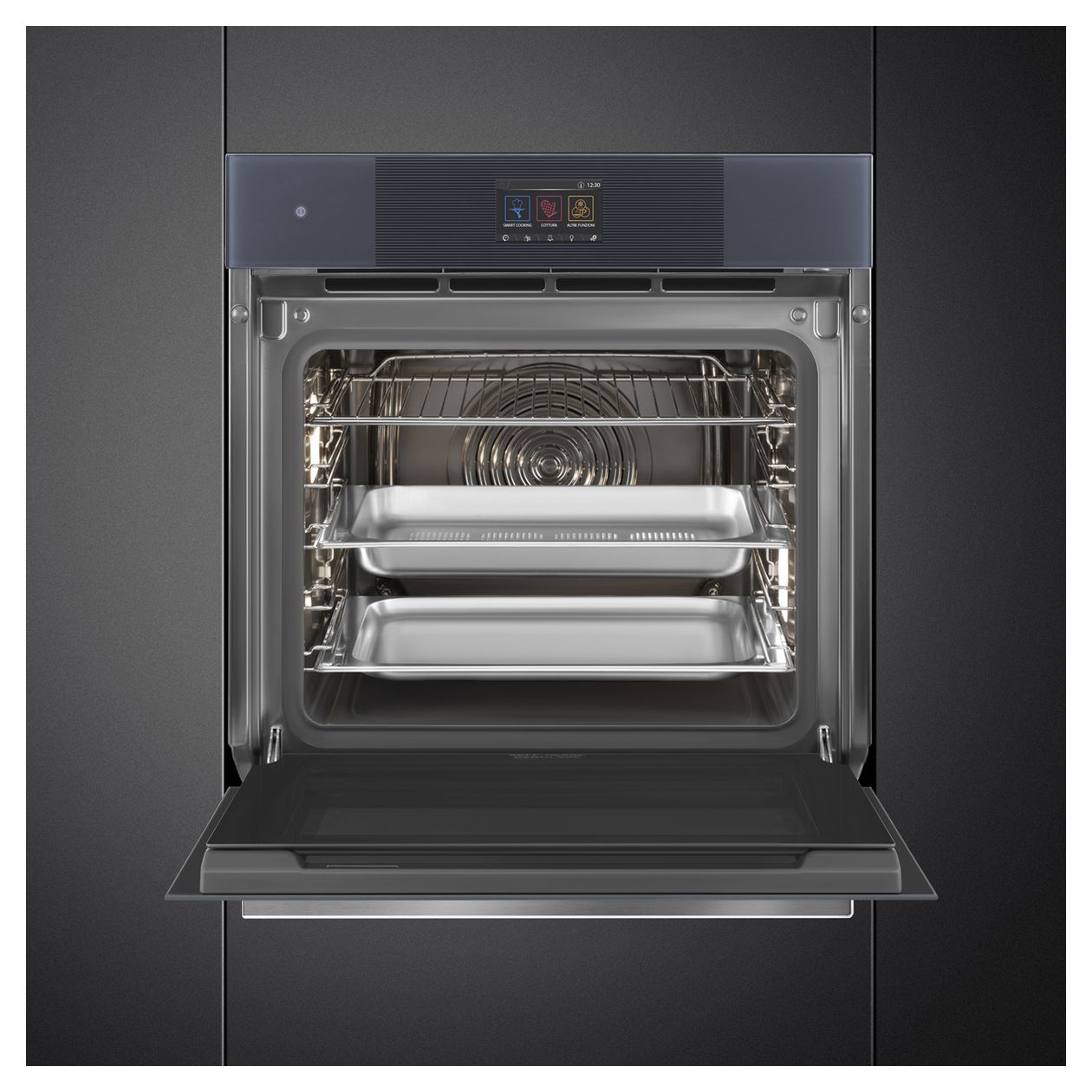 SO6104S4PG Einbaubackofen 68 l Dampfgaren AutoClean 