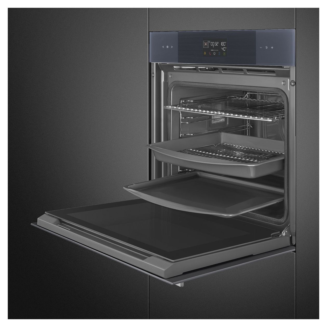 SOP6102TG Einbaubackofen 68 l AutoClean 
