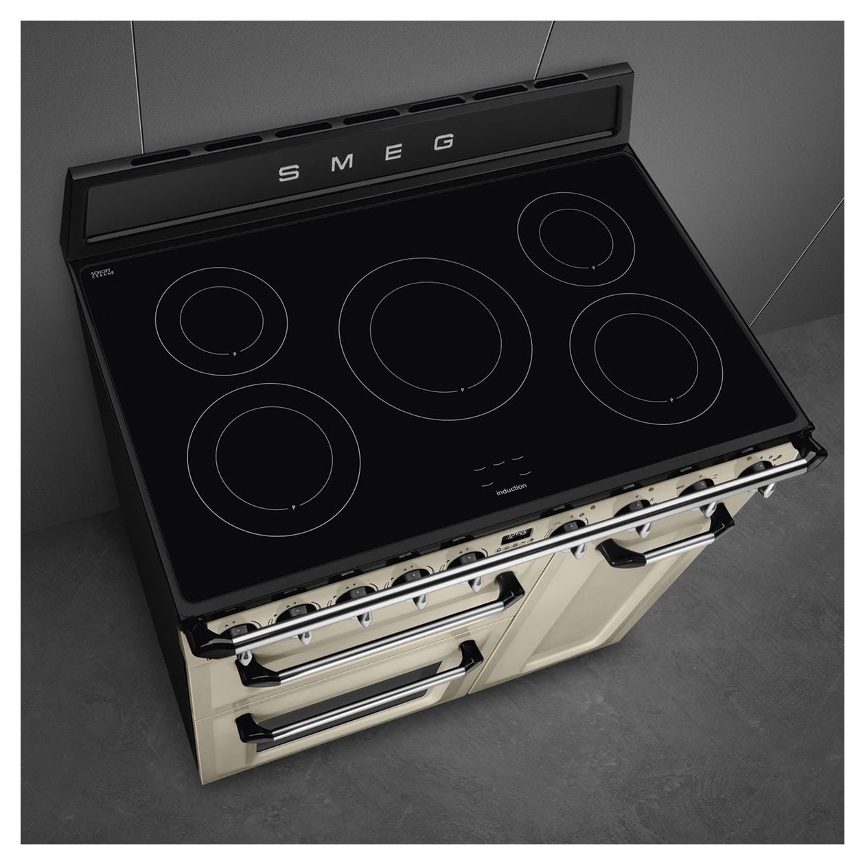 TR93IP2 Range Cooker (Kochherd) Elektro normal 5 Beheizungsarten mit Induktions Kochfeld 