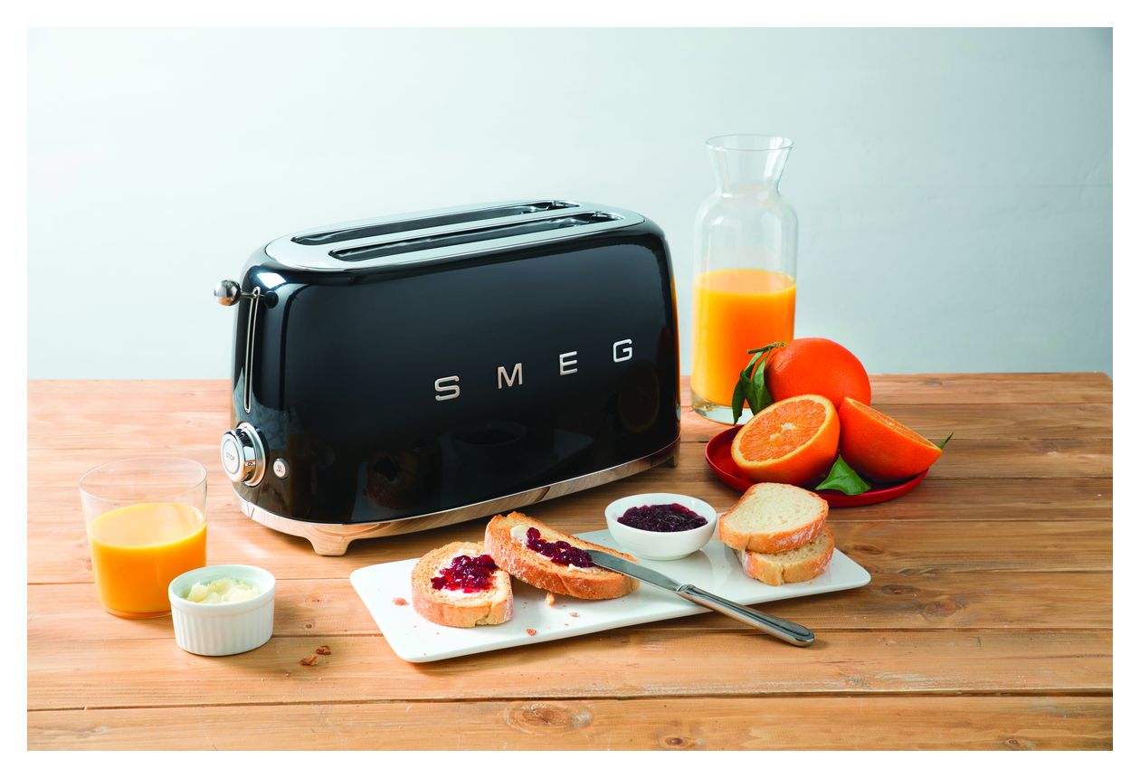 TSF02BLEU Toaster 1500 W 4 Scheibe(n) 6 Stufen  (Schwarz) 
