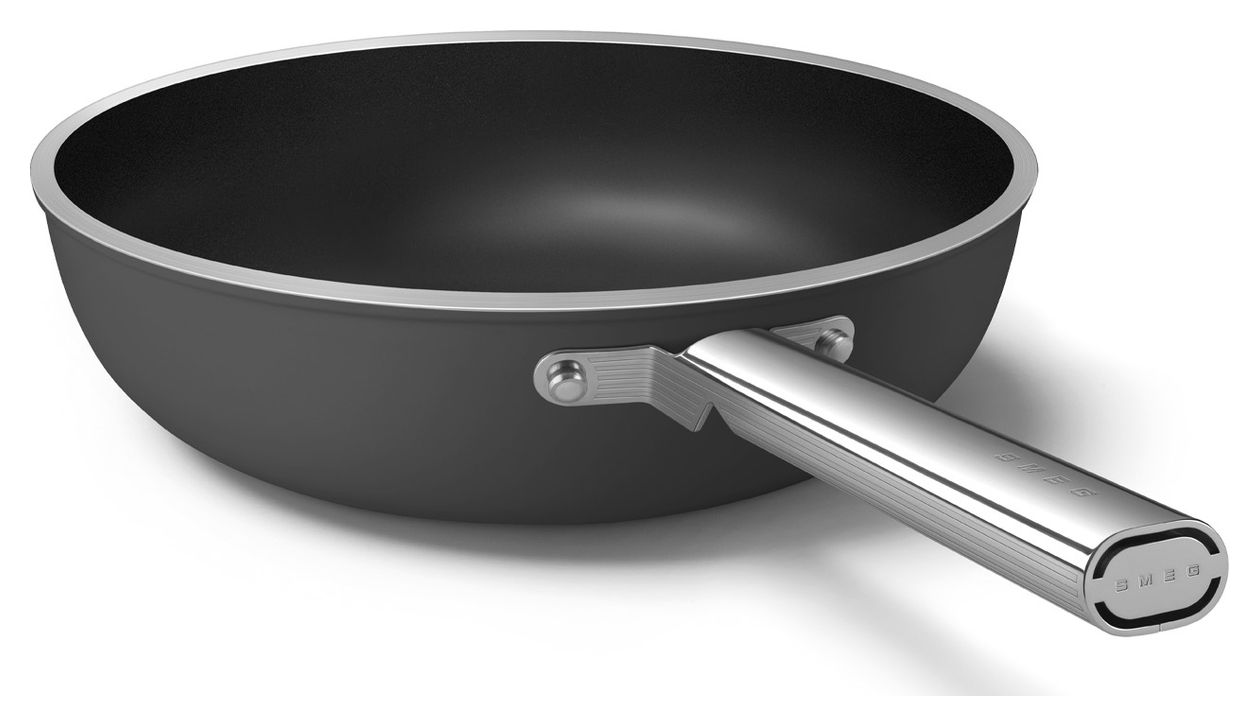 WOF3002BLM Wok 50's Style 30 cm Keramik beschichtet für alle Herdplatten und Backöfen bis 250° Spülmaschinengeeignet 