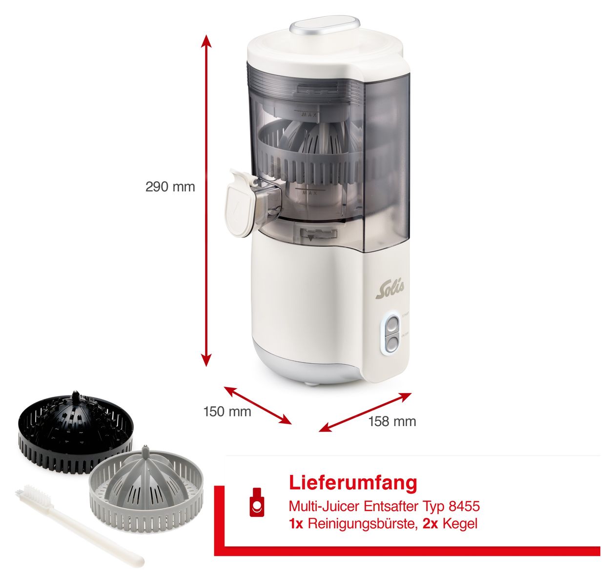 8455 Multi-Juicer 100 W  (Weiß) 