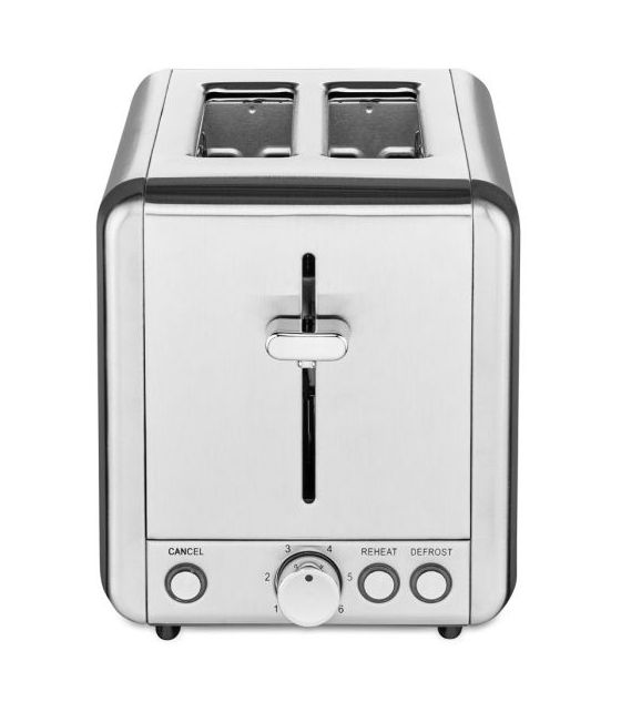 920.12 Steel Toaster 925 W 2 Scheibe(n) 6 Stufen  (Edelstahl) 