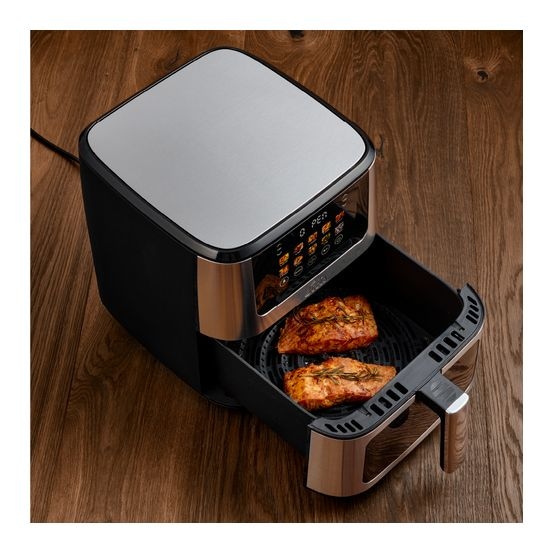 Air Fry & Dry XL Heißluftfritteuse 7,5 l 1870 W  (Schwarz, Silber) 