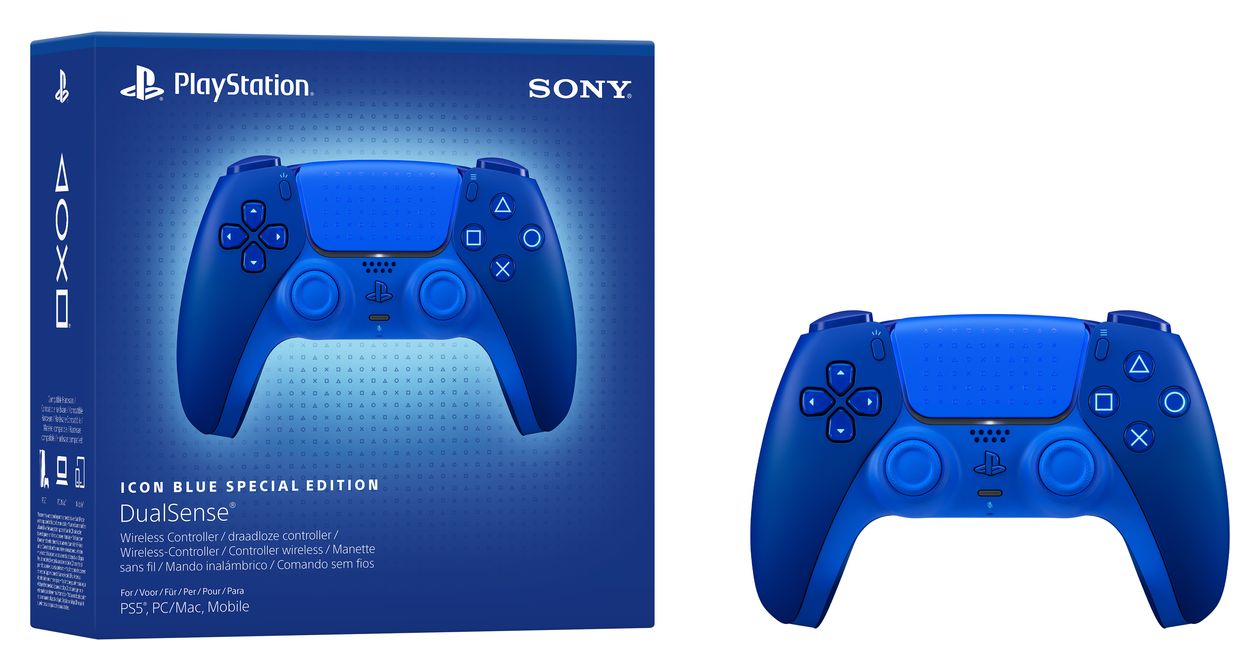 DualSense Wireless Controller Analog / Digital Gamepad für PlayStation PS5  (Blau) 
