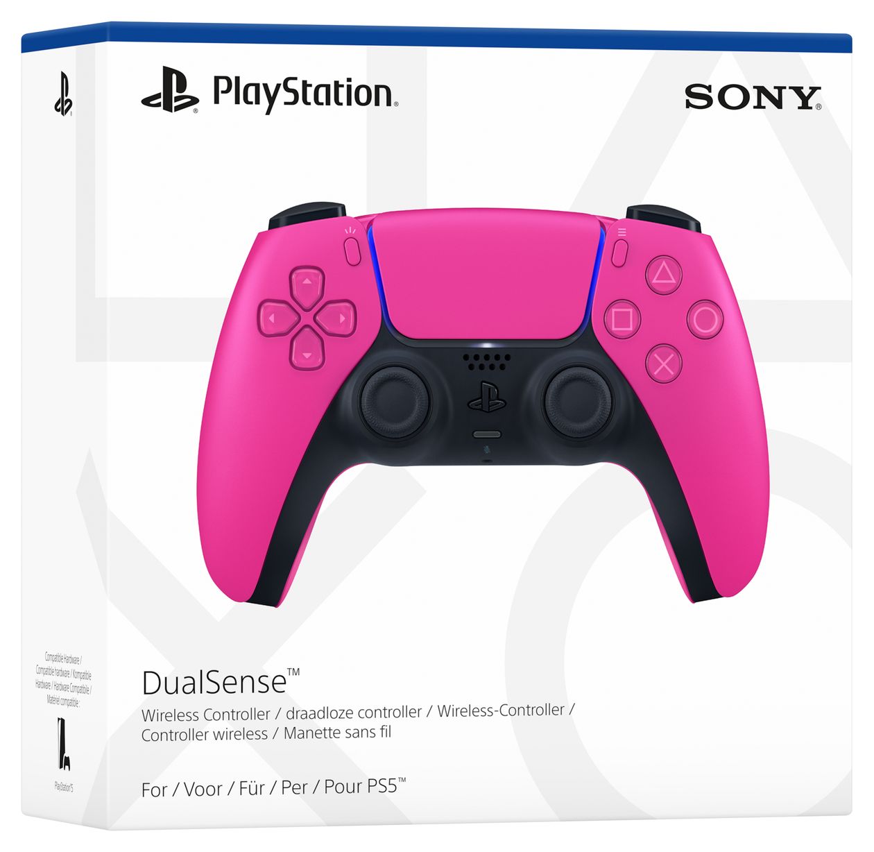 DualSense Wireless Controller Analog / Digital Gamepad für Android, MAC, PC, PlayStation PS5, iOS  (Pink) 
