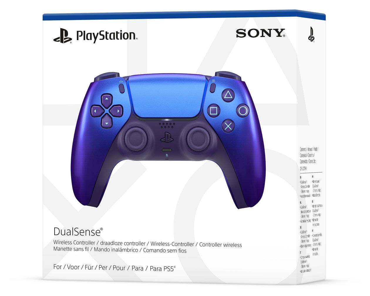 DualSense Wireless Controller Analog / Digital Gamepad für PlayStation 5, iOS  (Indigo) 