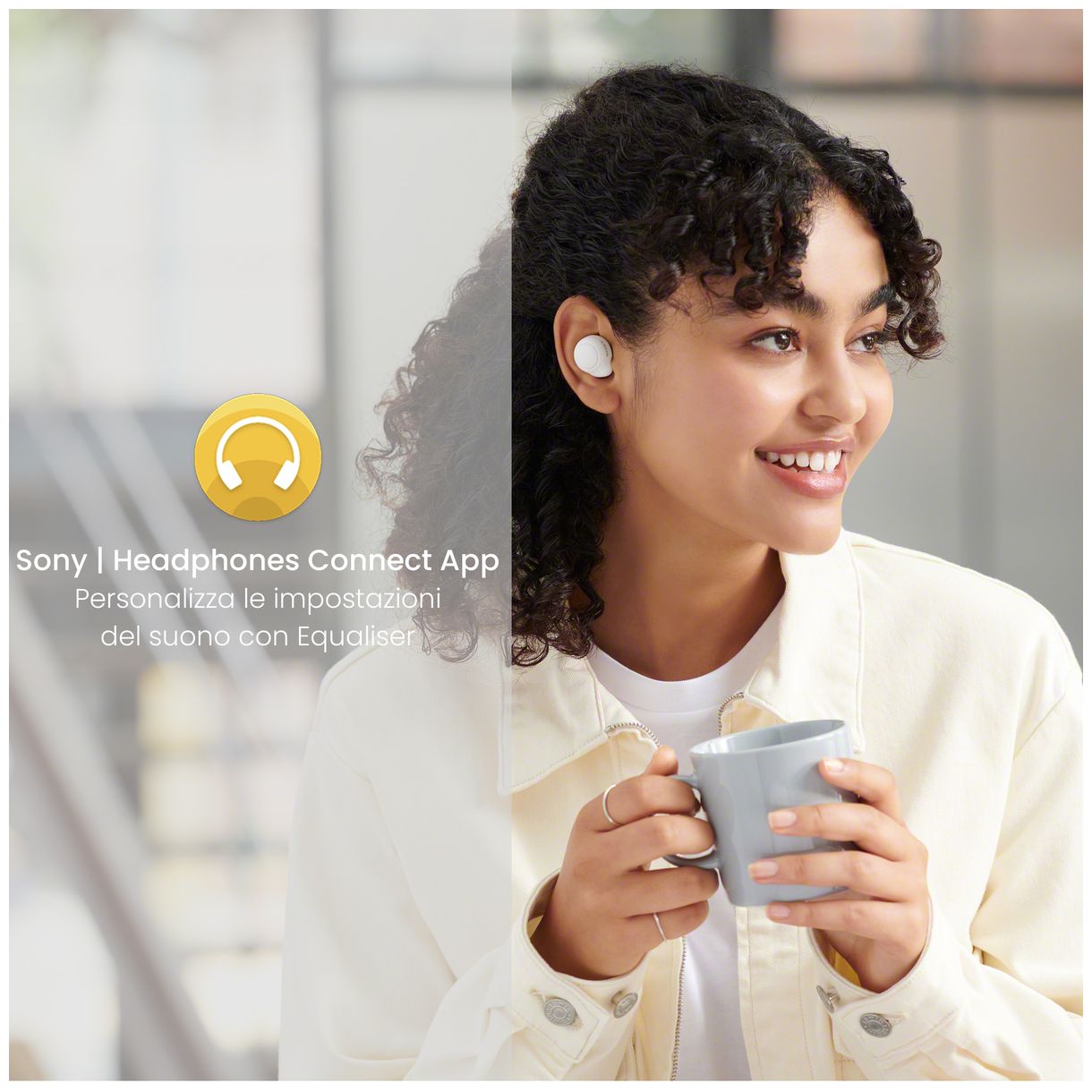 WF-C500 In-Ear Bluetooth Kopfhörer Kabellos TWS 5 h Laufzeit IPX4 (Weiß) 