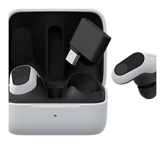 WF-G700NW Inzone Buds In-Ear Bluetooth Kopfhörer kabellos IPX4  (Schwarz, Weiß) 