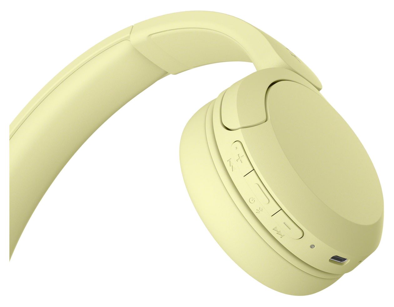 WH-CH520 Ohraufliegender Bluetooth Kopfhörer kabellos 40 h Laufzeit USB Typ-C  (Gelb) 