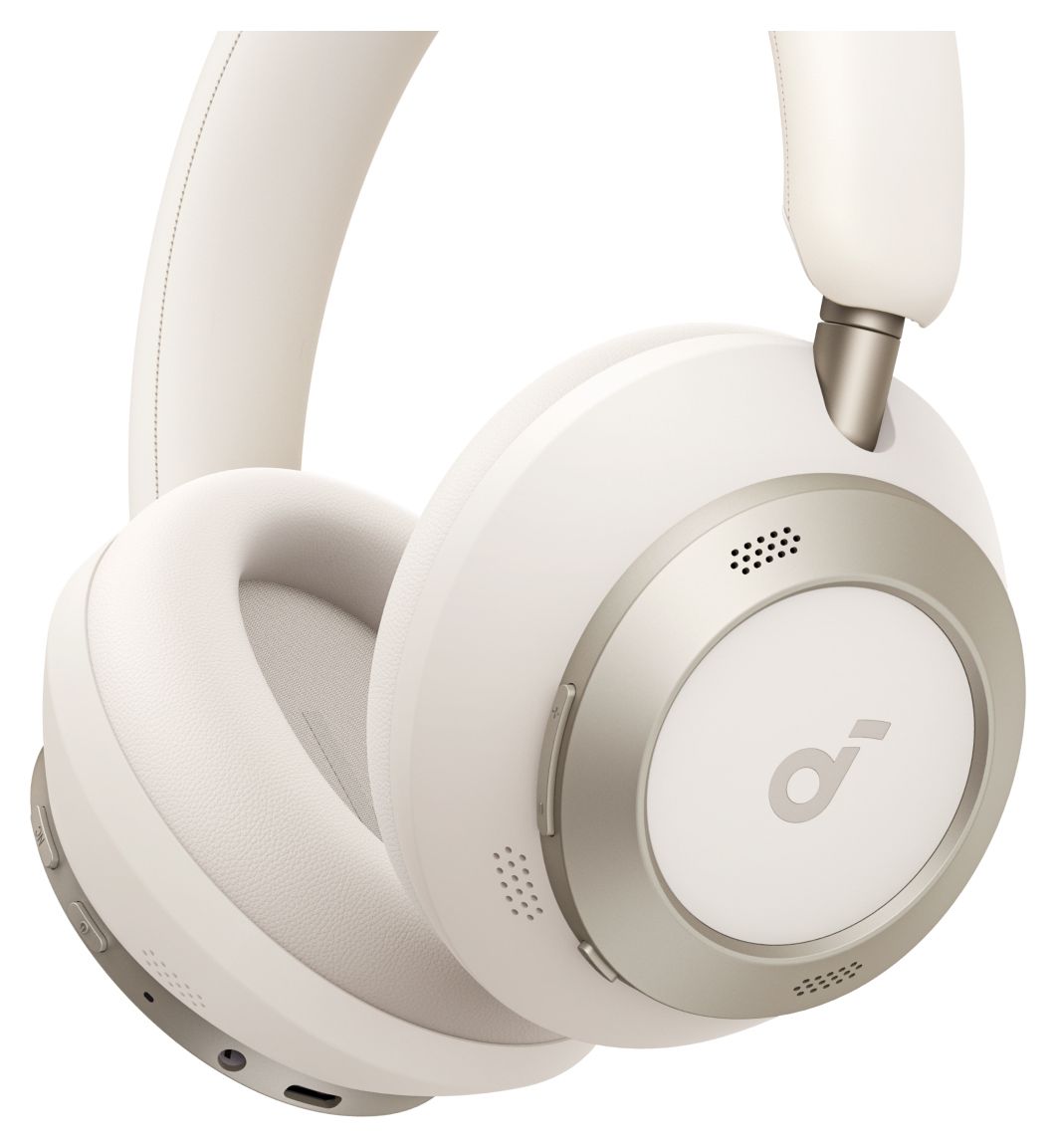 Space One Pro Ohraufliegender Bluetooth Kopfhörer kabellos  (Weiß) 