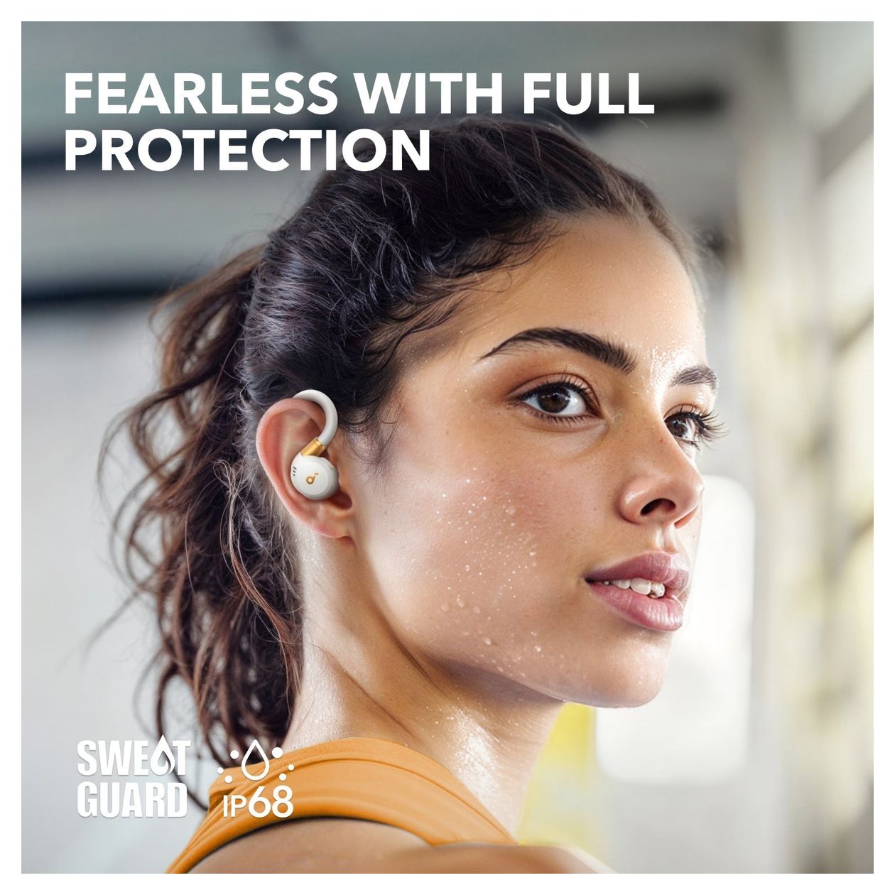 Sport X20 In-Ear Kopfhörer kabellos 12 h Laufzeit IP68  (Weiß) 