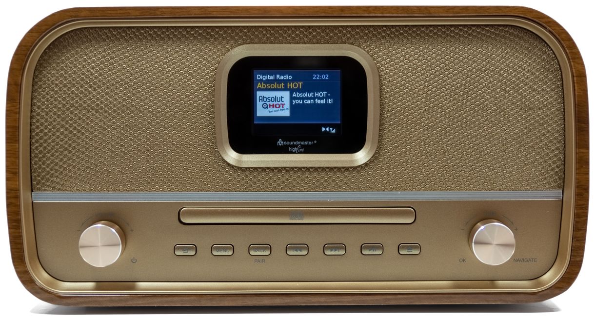 DAB970BR1 Home-Audio-Minisystem DAB+, FM 30 W Bluetooth 