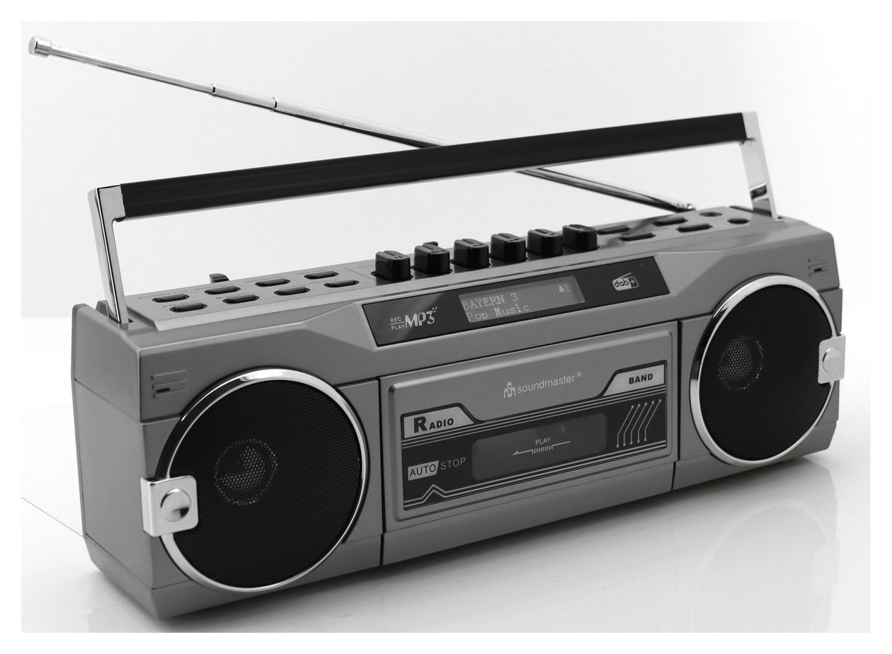 SRR80TI DAB+/UKW Radiokassettenrekorder Bluetooth 