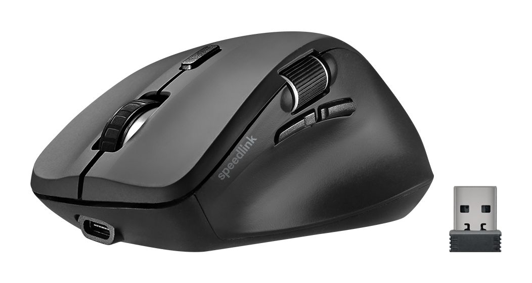 Libera 3200 DPI Gaming Maus Optisch  (Schwarz) 