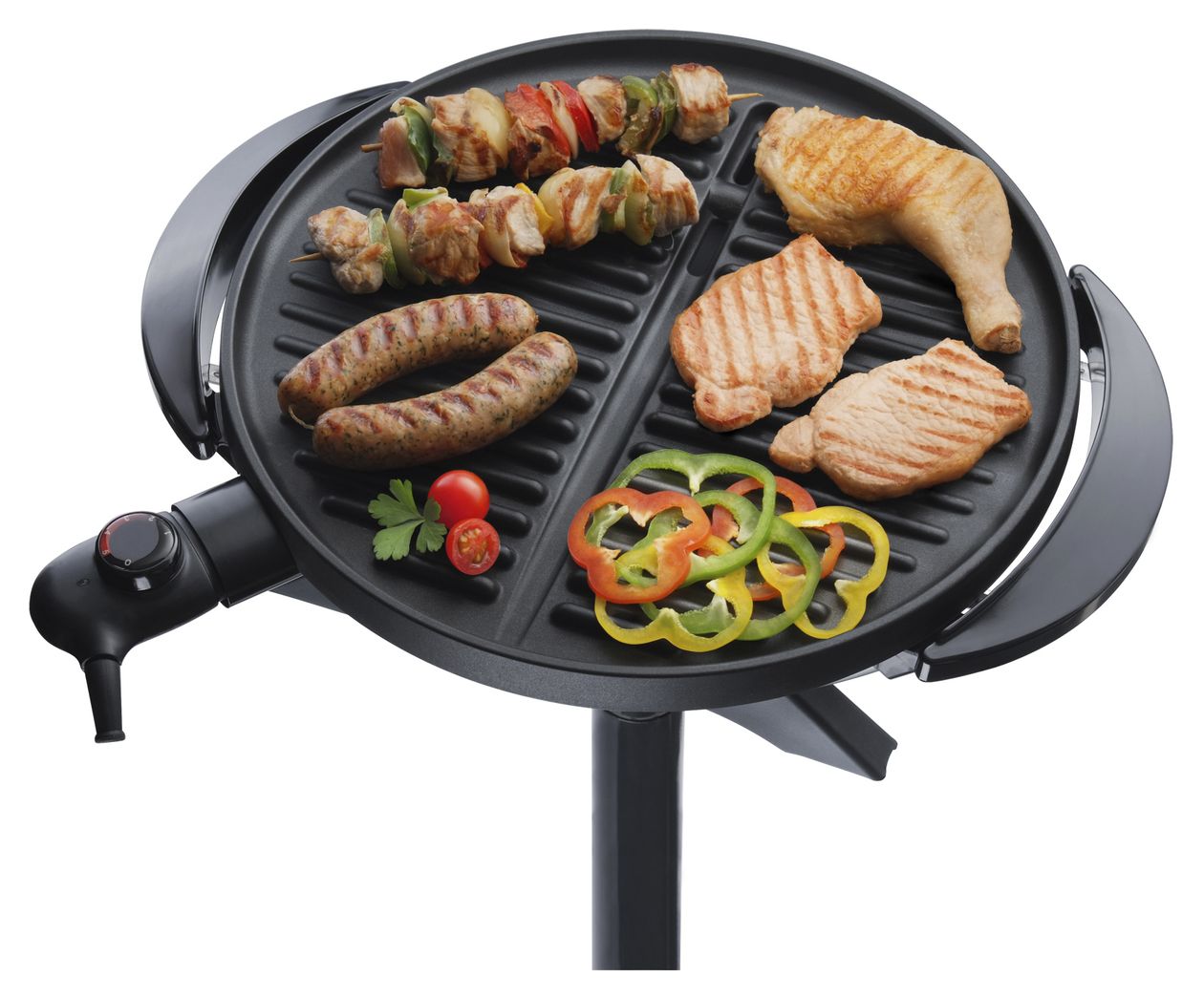 VG250 Standgrill 1800 W  (Schwarz, Silber) 