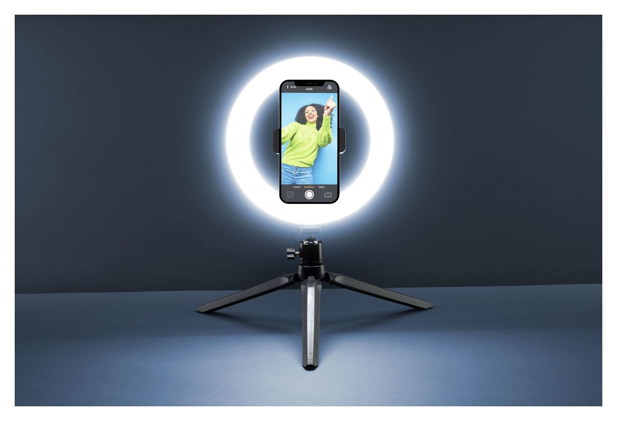 Selfie Ring Selfie-Licht 198 mm Universal  (Schwarz) 