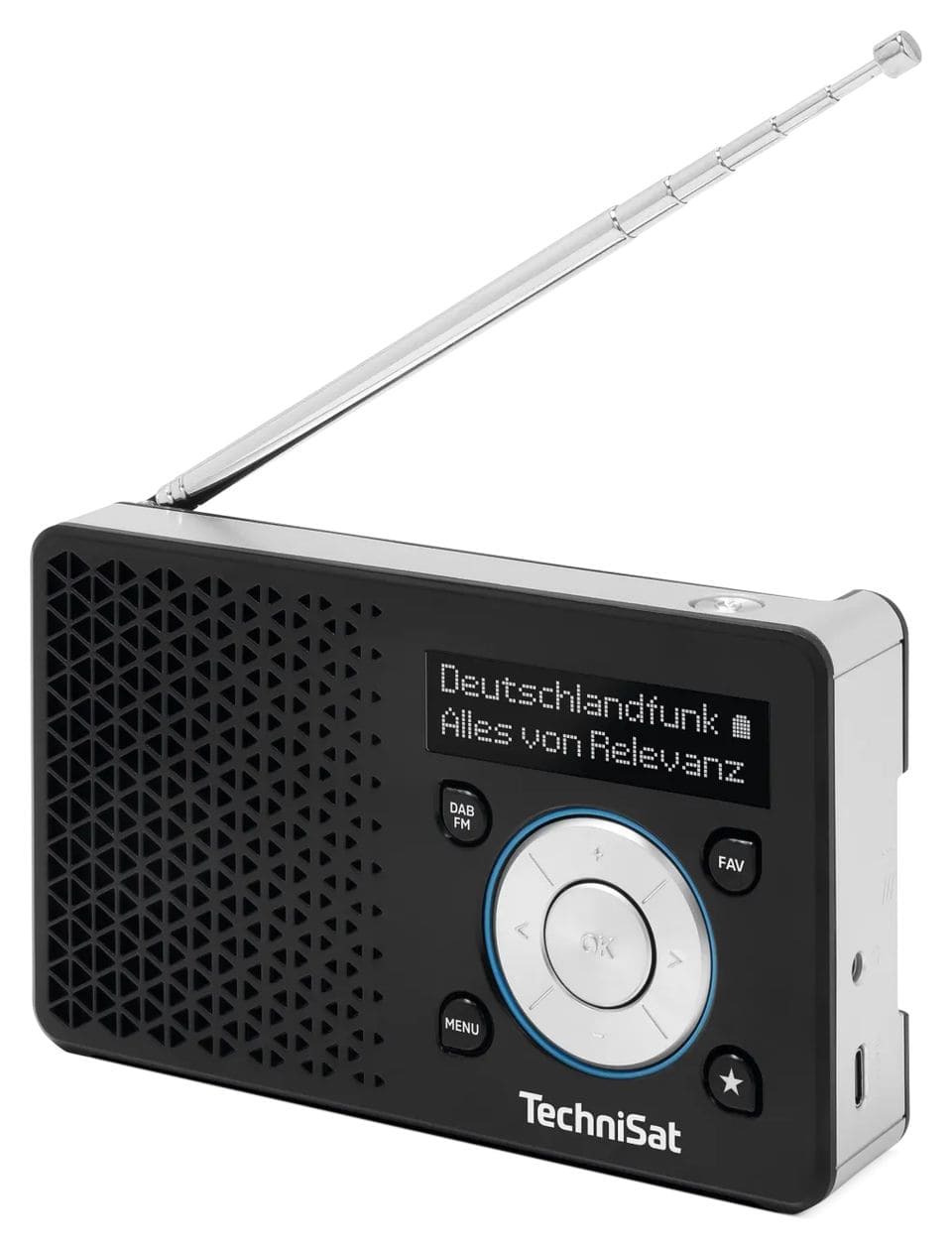 DigitRadio 1A DAB, FM Radio  (Schwarz, Weiß) 