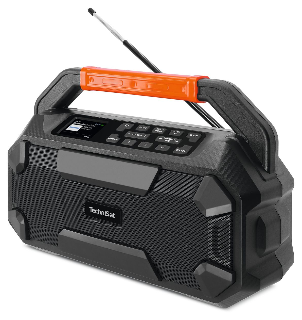 DigitRadio 231OD Bluetooth DAB+, FM Radio Tragbar IPX4  (Schwarz) 