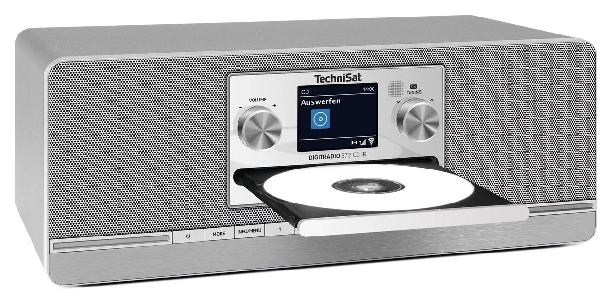 DigitRadio  372CD IR Bluetooth DAB+, FM Radio Internet  (Anthrazit, Silber) 