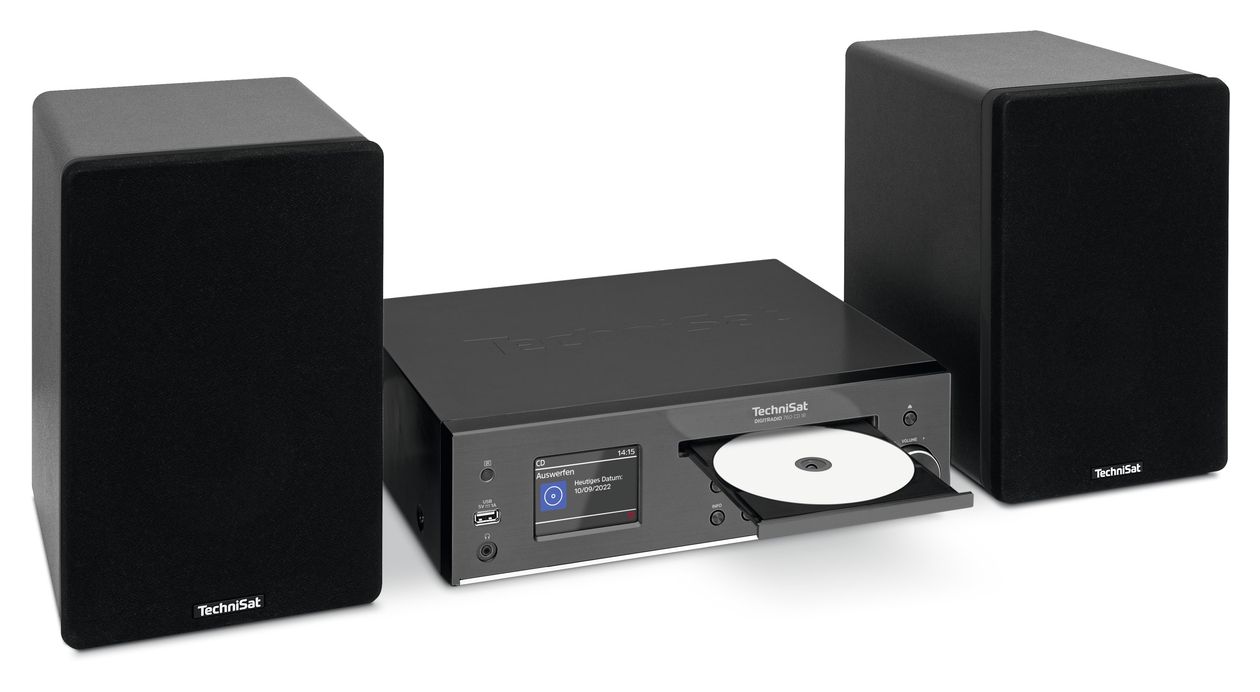 DigitRadio 760 CD Payer DAB+, FM Radio  (Schwarz) 