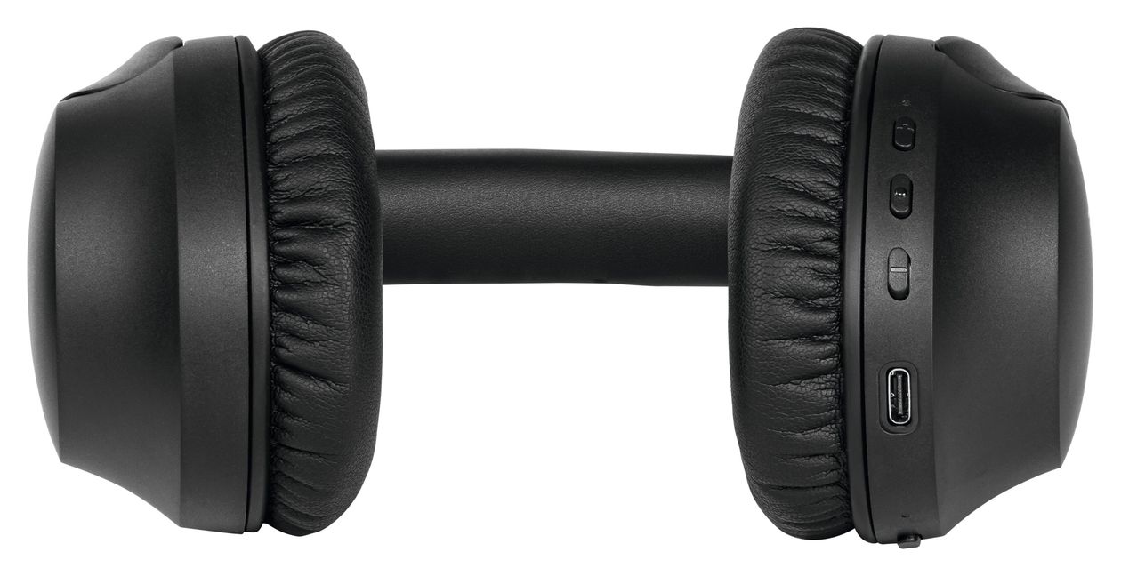 StereoMan 3 BT Ohraufliegender Bluetooth Kopfhörer kabellos 60 h Laufzeit USB Typ-C  (Schwarz) 