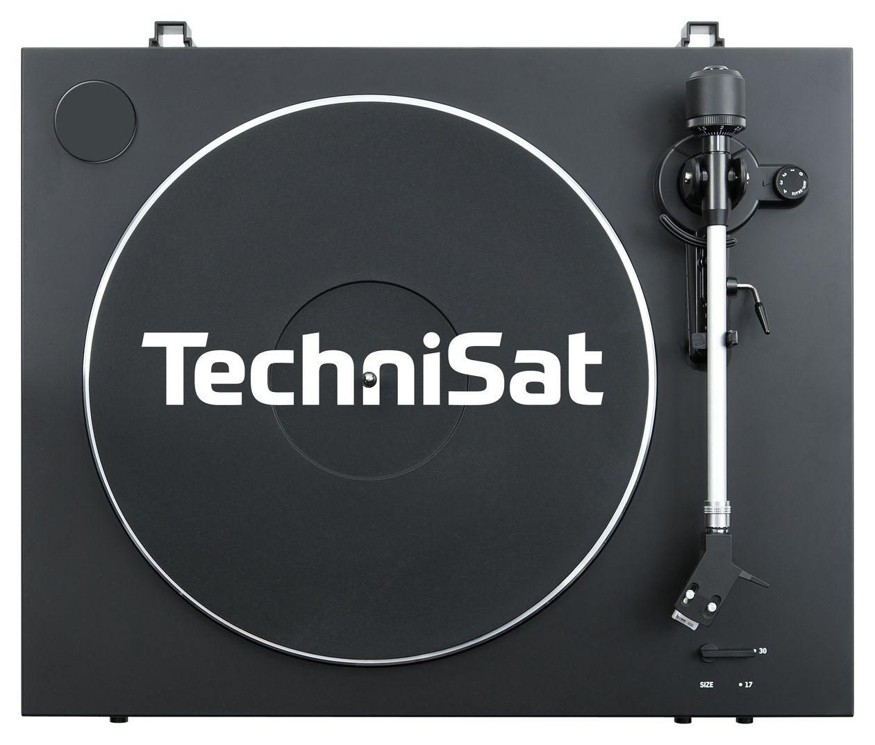 TechniPlayer LP 200 Audio-Plattenspieler mit Riemenantrieb  (Schwarz, Silber) 