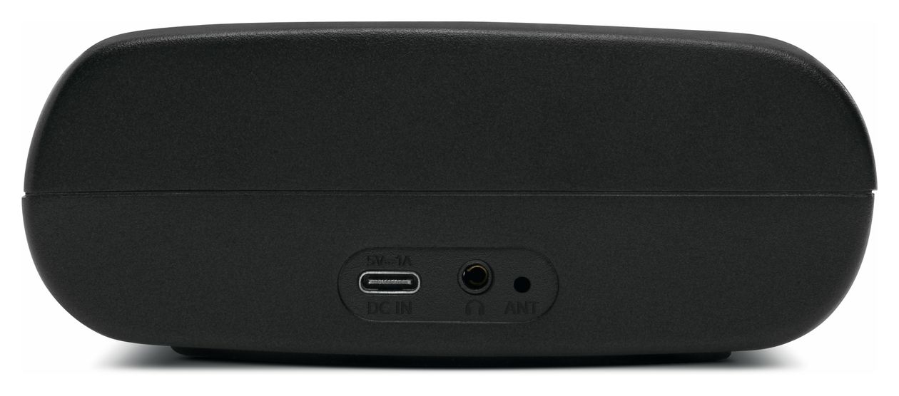 TechniRadio 50 DAB+, FM Radio Uhr  (Schwarz) 