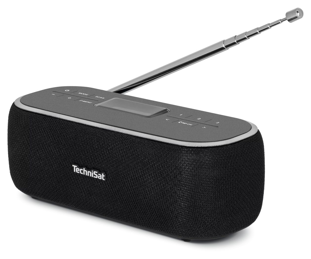 Viola BT1 Bluetooth DAB+, FM Radio Tragbar  (Schwarz, Grau) 