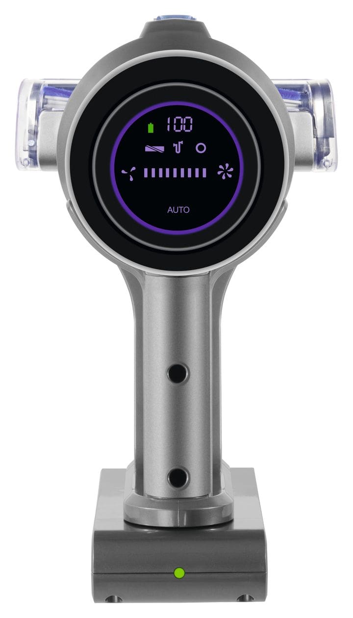 Viola VC6 Handstaubsauger mit Staubbeutel bis 60 min Laufzeit 28,8 V HEPA  (Anthrazit, Silber) 