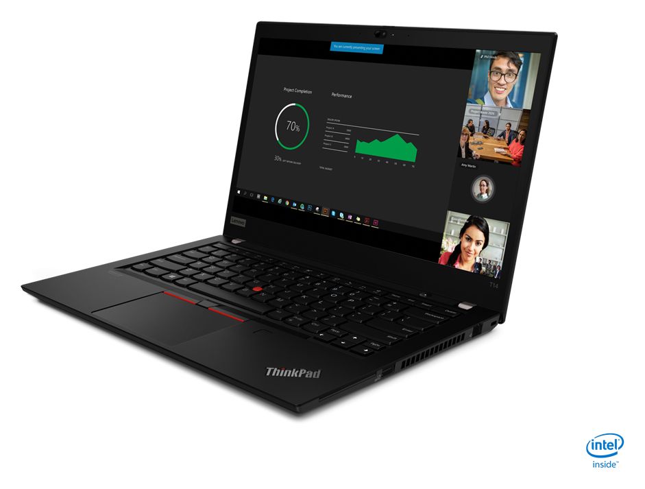 Lenovo ThinkPad T14 Gen 1 (Intel) Refurbished Full HD Notebook 35,6 cm (14 Zoll) 1920 x 1080 Pixel 16 GB Ram 512 GB SSD Windows 10 Pro Intel® Core™ i5 max. 4,4 GHz  (Schwarz) 