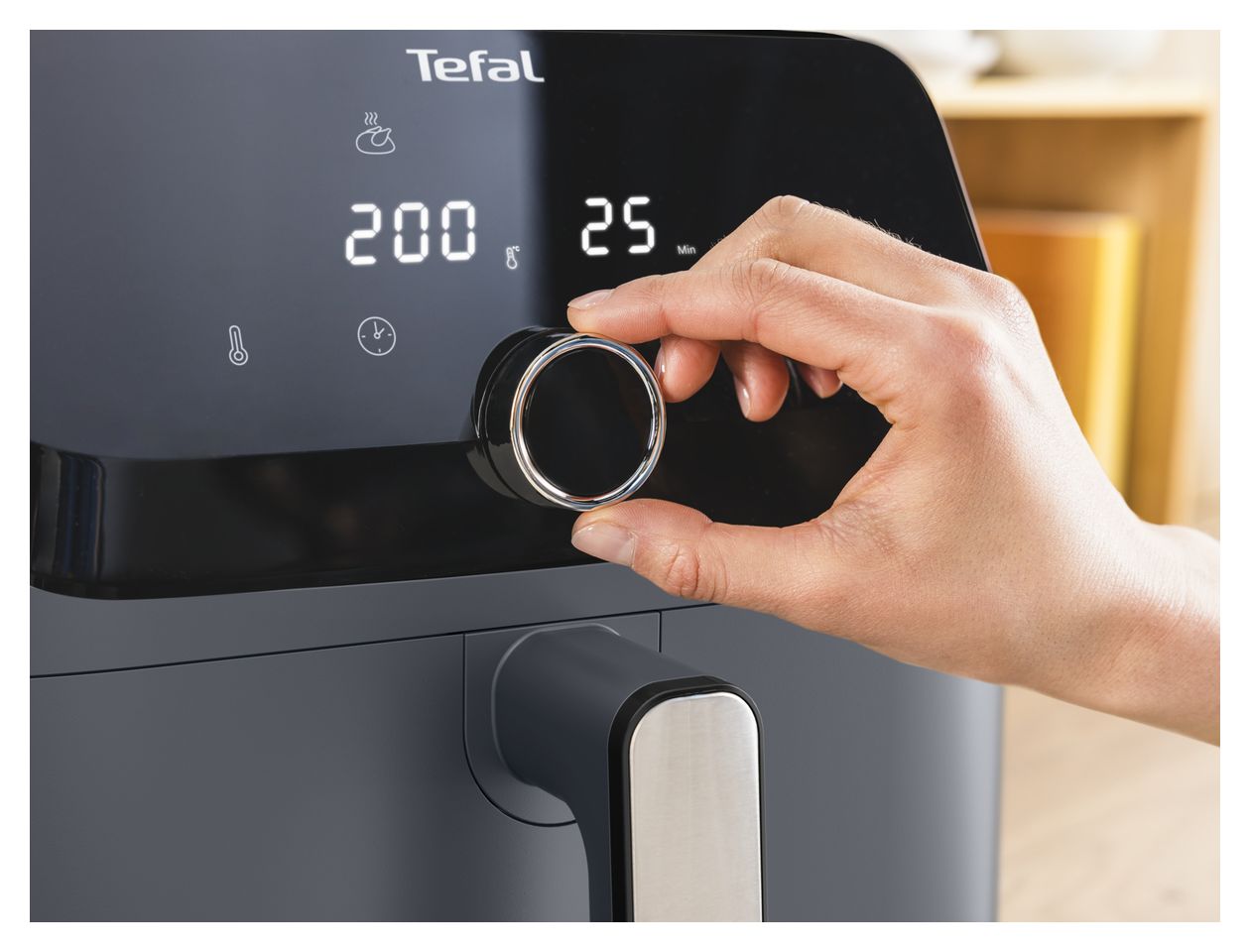 EY855BE0 Easy Fry Mega Heißluftfritteuse 7,5 l 2020 W  (Grau) 