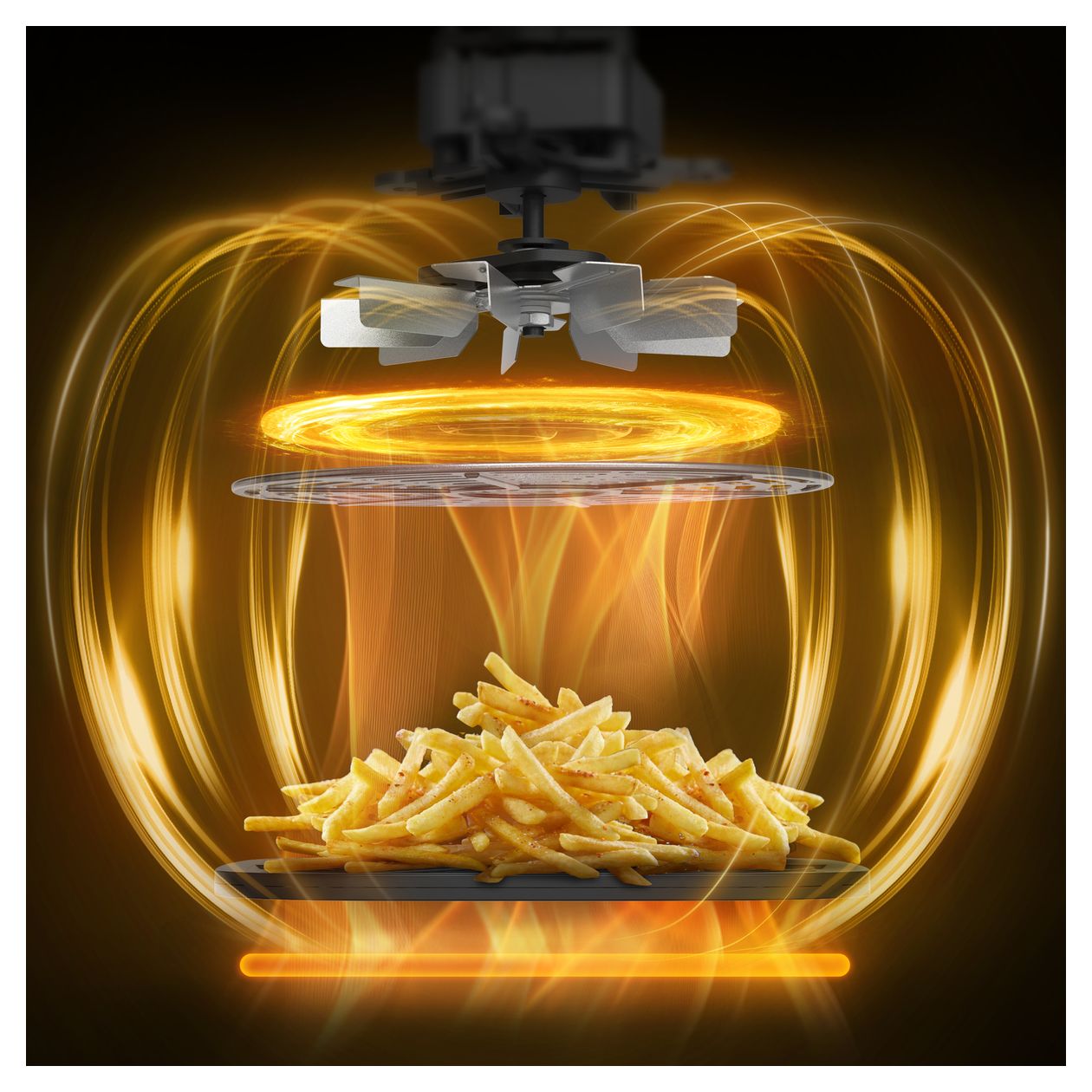FW402HE0 Easy Fry XL Surface Heißluftfritteuse 2200 W  (Schwarz, Grau) 