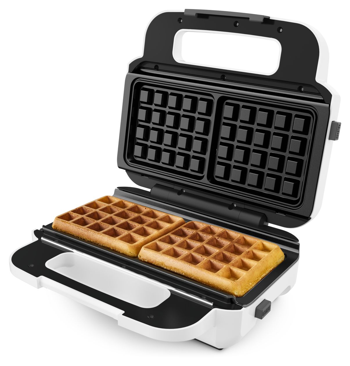 SW7011 Snack XL Waffel- und Sandwichmaker 850 W  (Weiß, Edelstahl) 
