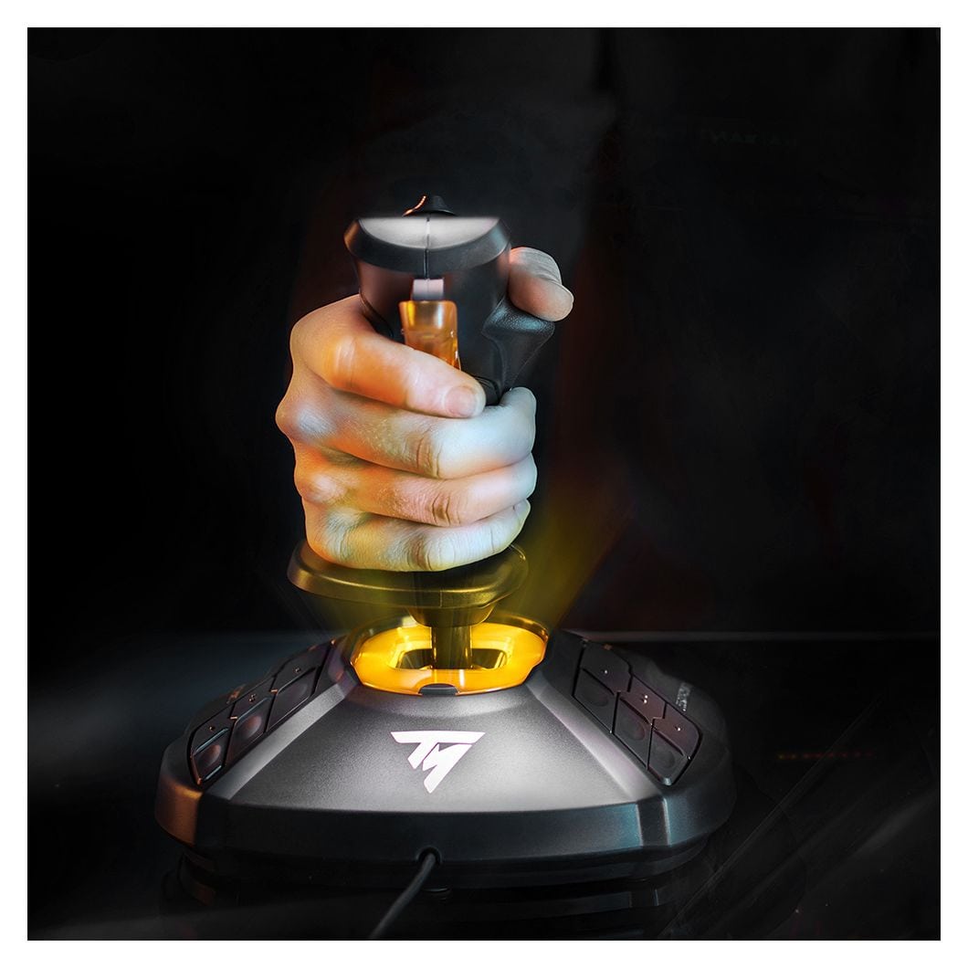 T-16000M FC S Analog / Digital Flightstick für PC  (Schwarz, Orange) 
