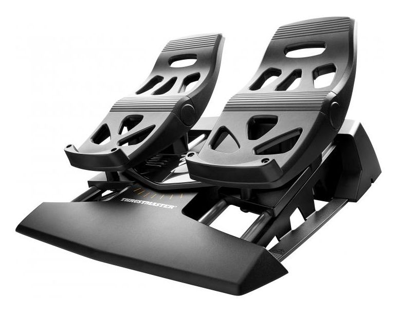 T.Flight Rudder Pedals Pedale für PC, PlayStation 4, Xbox  (Schwarz) 