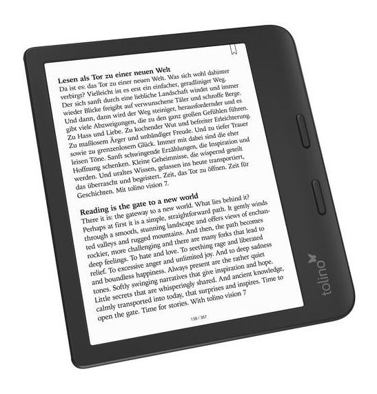 Vision Color E-Reader 17,8 cm (7 Zoll)  (Schwarz) 
