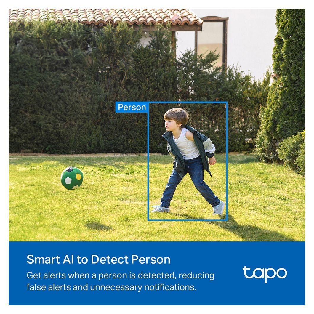 Tapo C410 2304 x 1296 Pixel IP-Sicherheitskamera IP65 Außen Nachtsicht  (Weiß) 