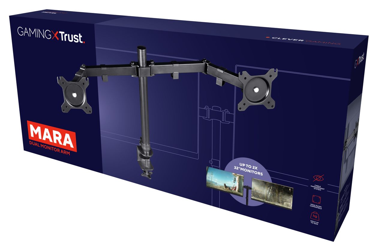 GXT 1120 Mara Dual Monitor Arm 