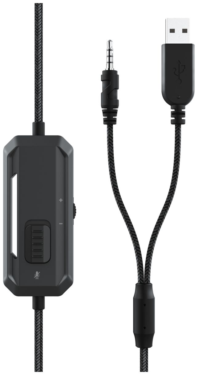 GXT448 Nixxo Gaming Kopfhörer Kabelgebunden (Schwarz, Rot) 