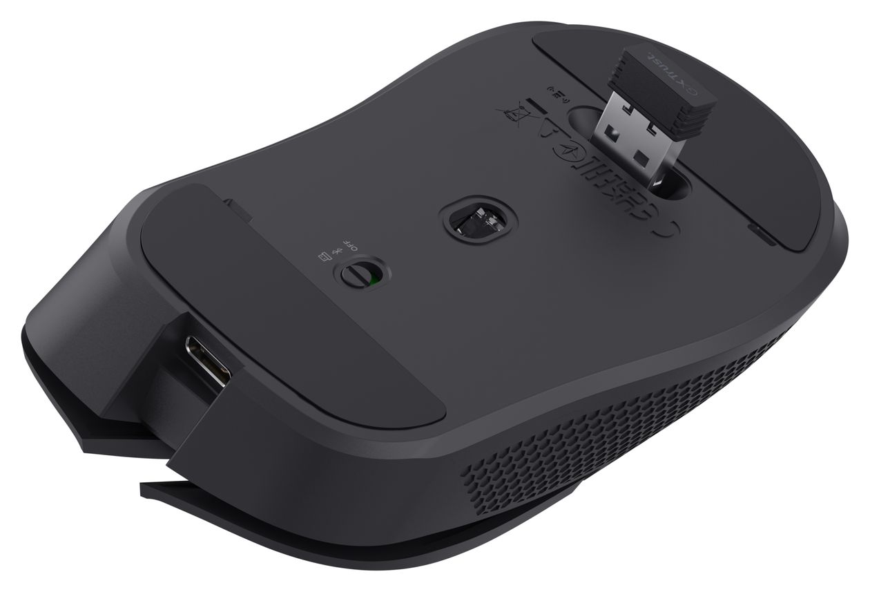 GXT 931 Ybar 7200 DPI Gaming Maus Laser  (Schwarz) 